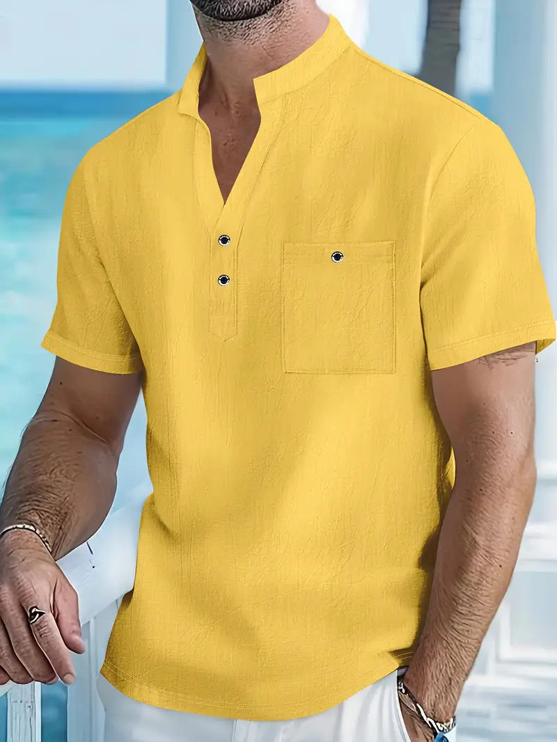 Peter - Elegant Short Sleeve Shirt (1+1 FREE)