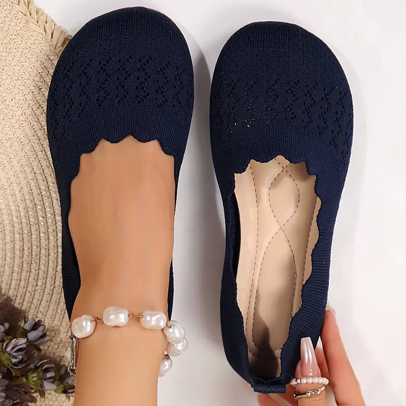 Mary - Breathable Knit Ballerinas