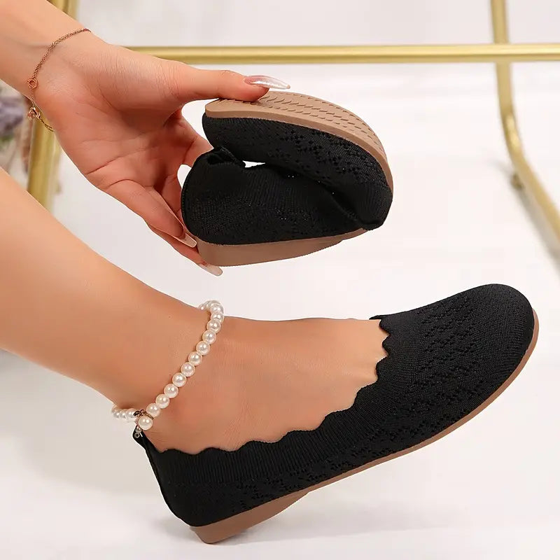 Mary - Breathable Knit Ballerinas
