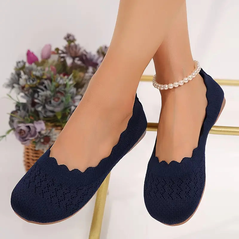Mary - Breathable Knit Ballerinas