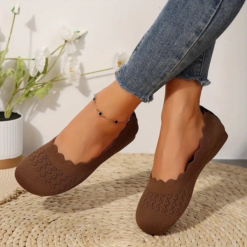 Mary - Breathable Knit Ballerinas