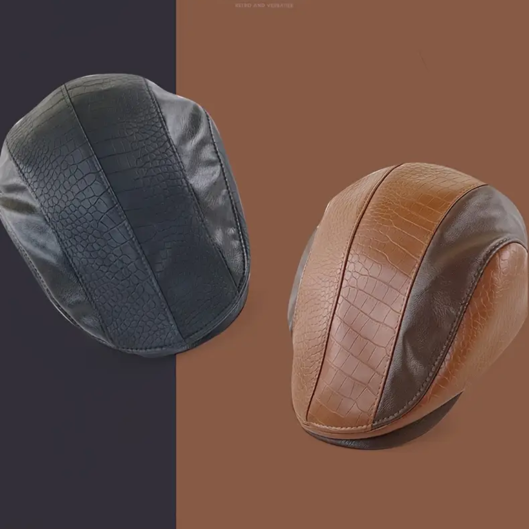 Harold – Two-Tone Heritage Flat Cap