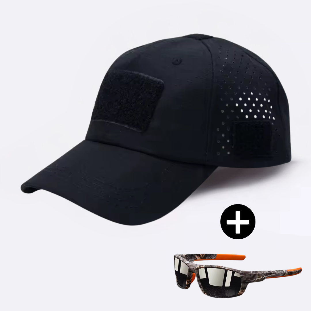 Logan – Tactical Cap & Sunglasses Set for Men (FREE SUNGLASSES)