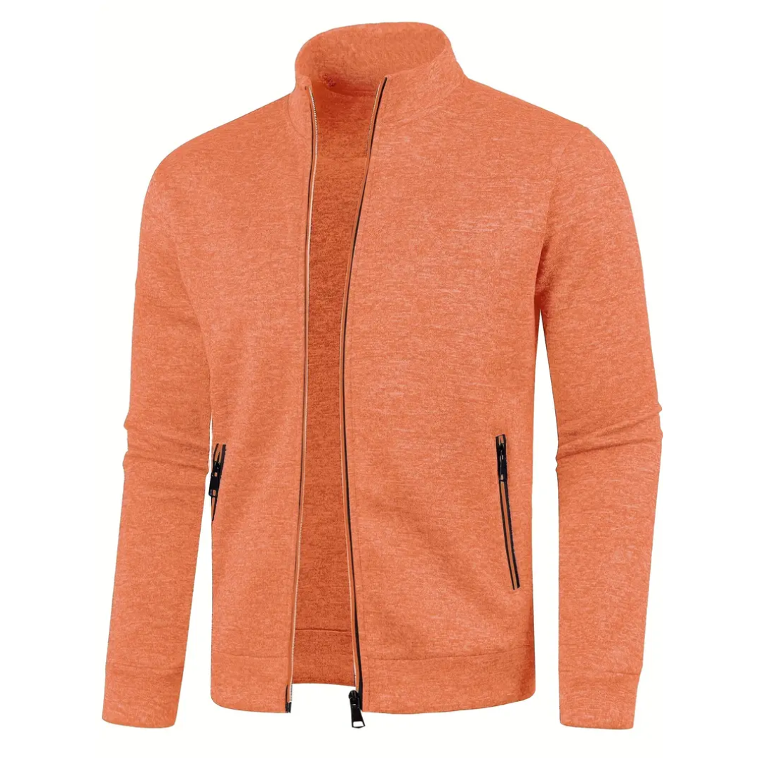 Clive – Classic Zip-Up Knit Jacket
