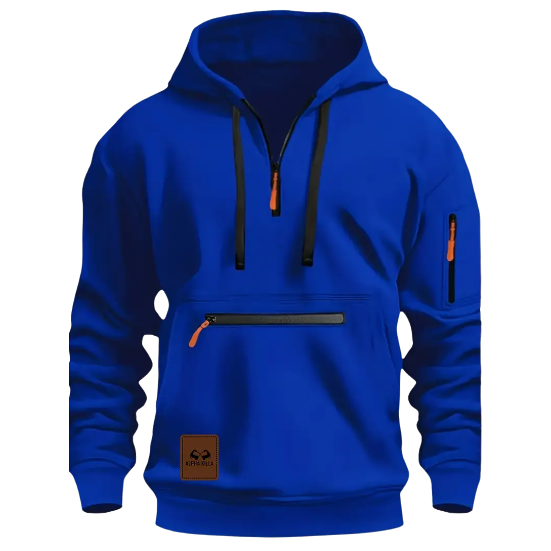 James – Tactical Zip-Detail Hoodie