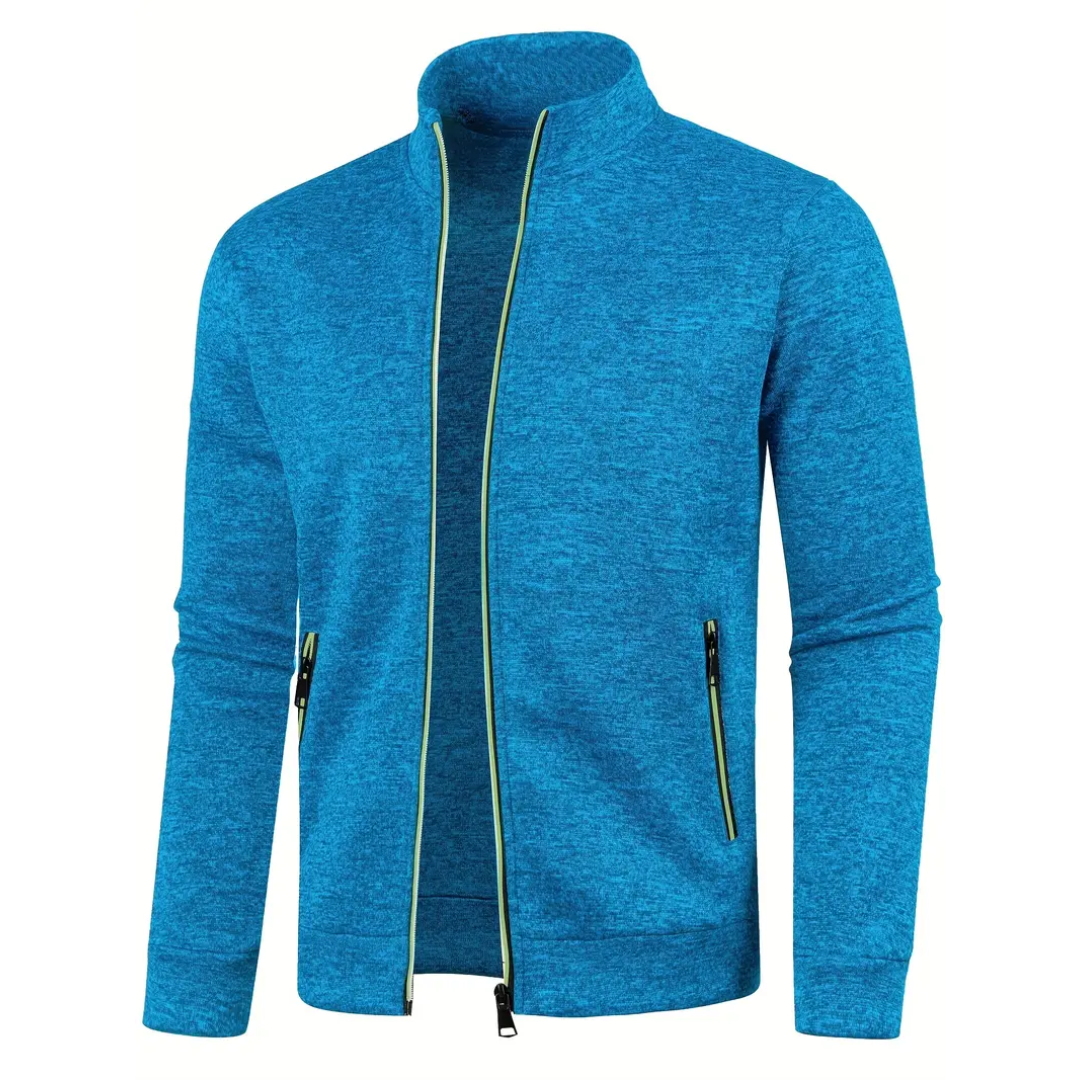 Clive – Classic Zip-Up Knit Jacket