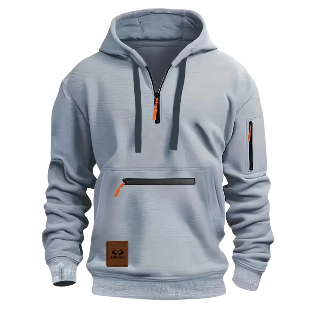 James – Tactical Zip-Detail Hoodie