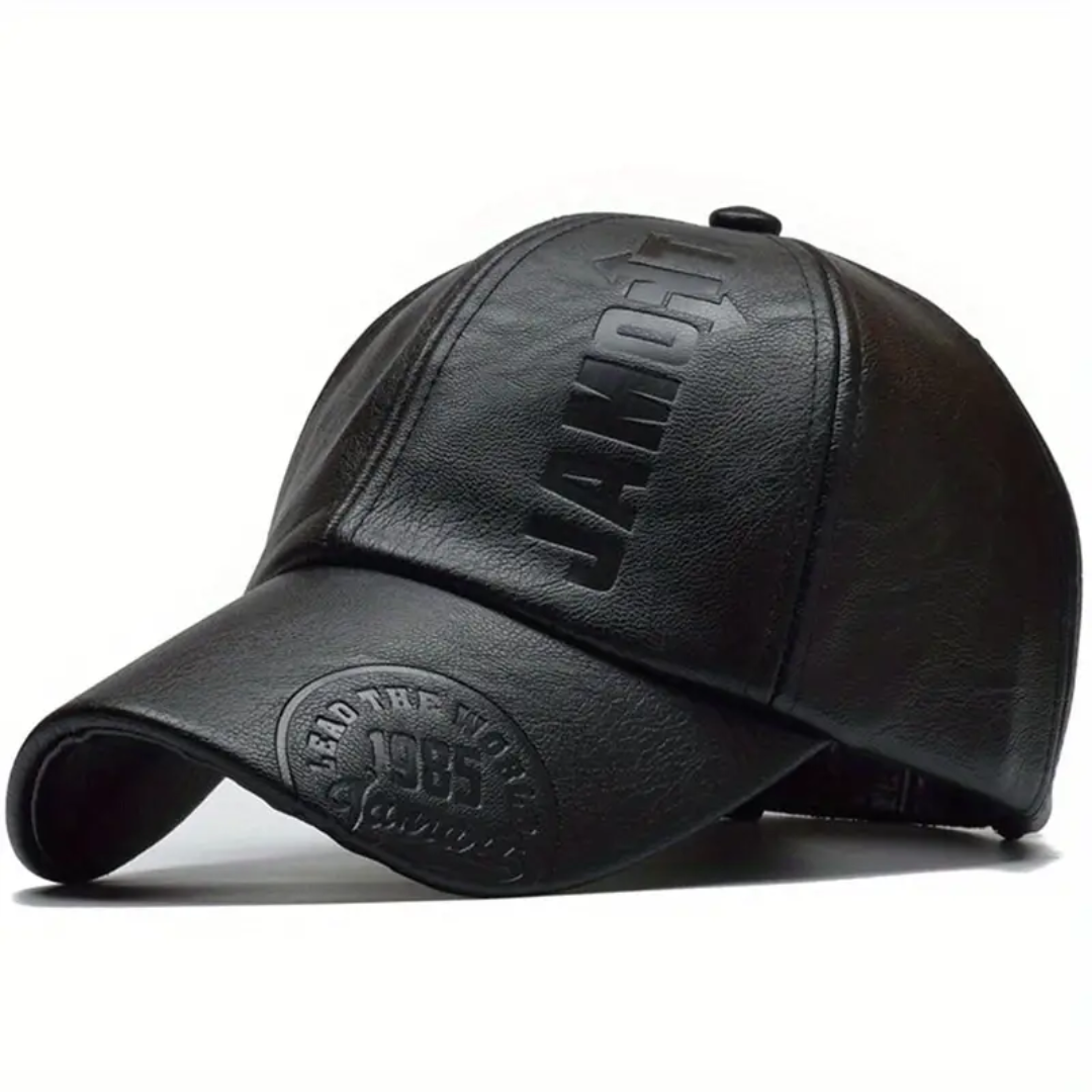 Lewis – Bold Weatherproof Leather Cap