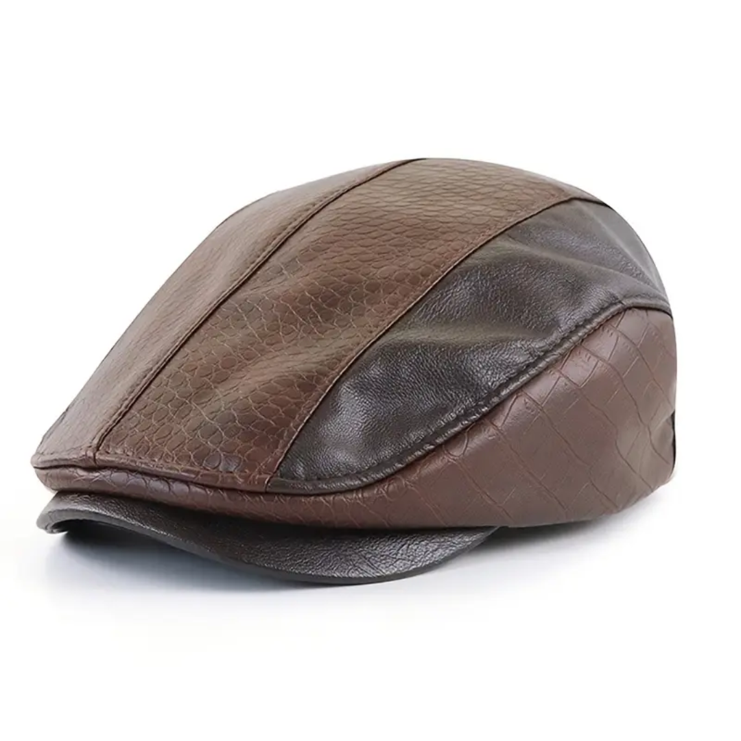 Harold – Two-Tone Heritage Flat Cap