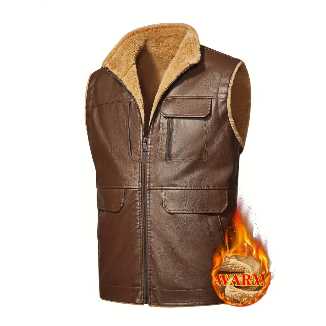 Wayne – Sherpa-Lined Utility Gilet