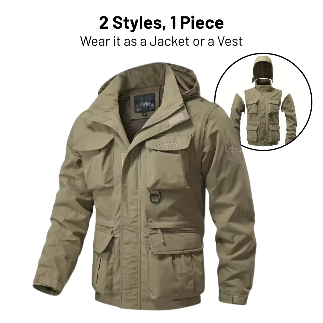 Edward – 2-in-1 All-Weather Convertible Jacket