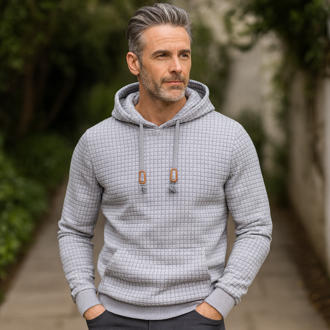 Mason – Textured Lightweight Hoodie