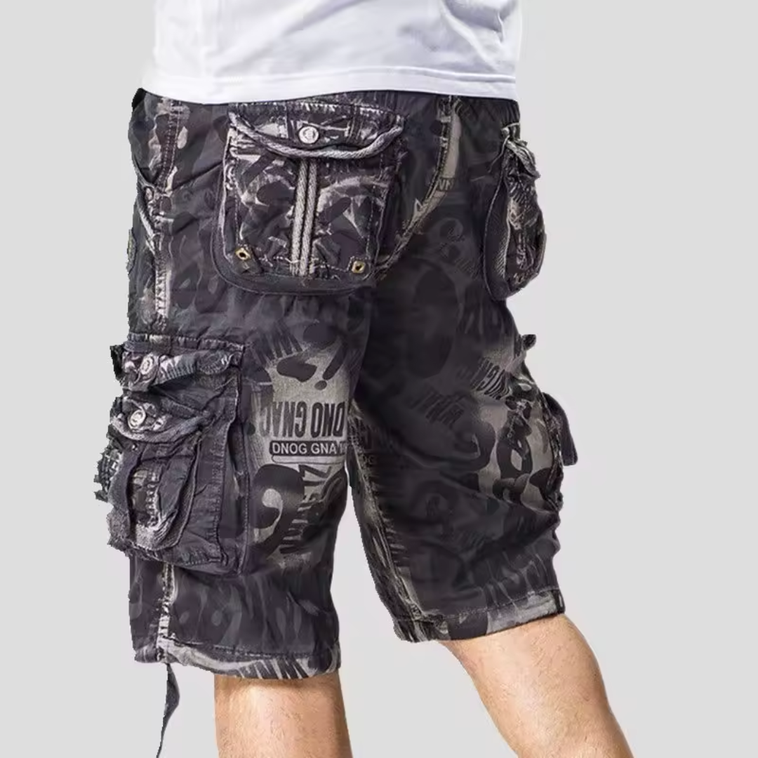 Russell – Vintage Camo Utility Cargo Shorts