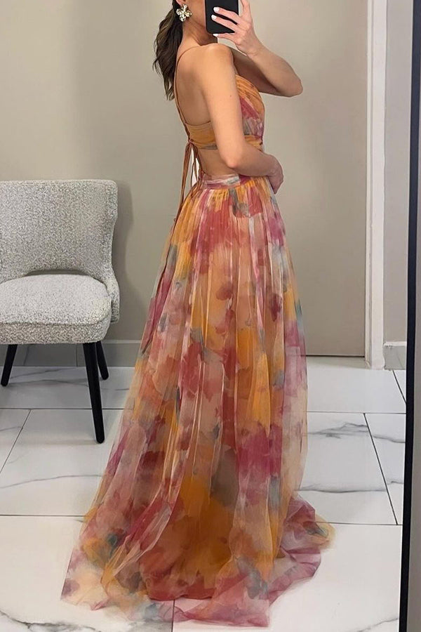Flora™ | Floral Long Dress