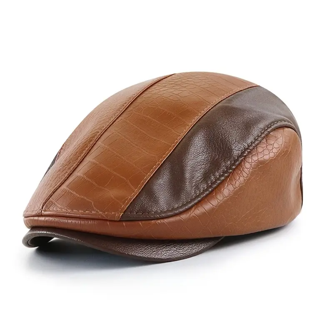 Harold – Two-Tone Heritage Flat Cap