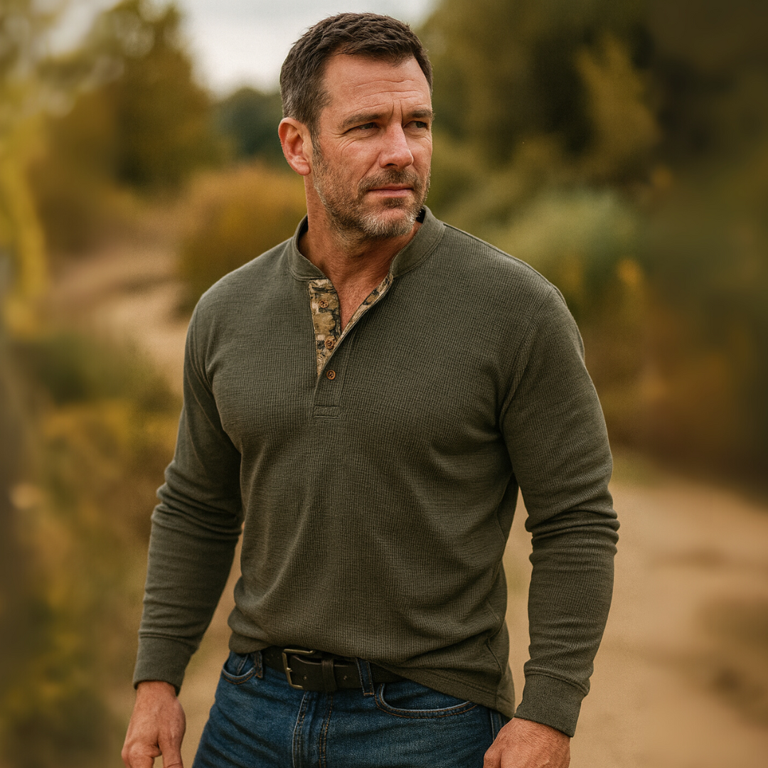 Russell – Heritage Collar Long Sleeve Shirt