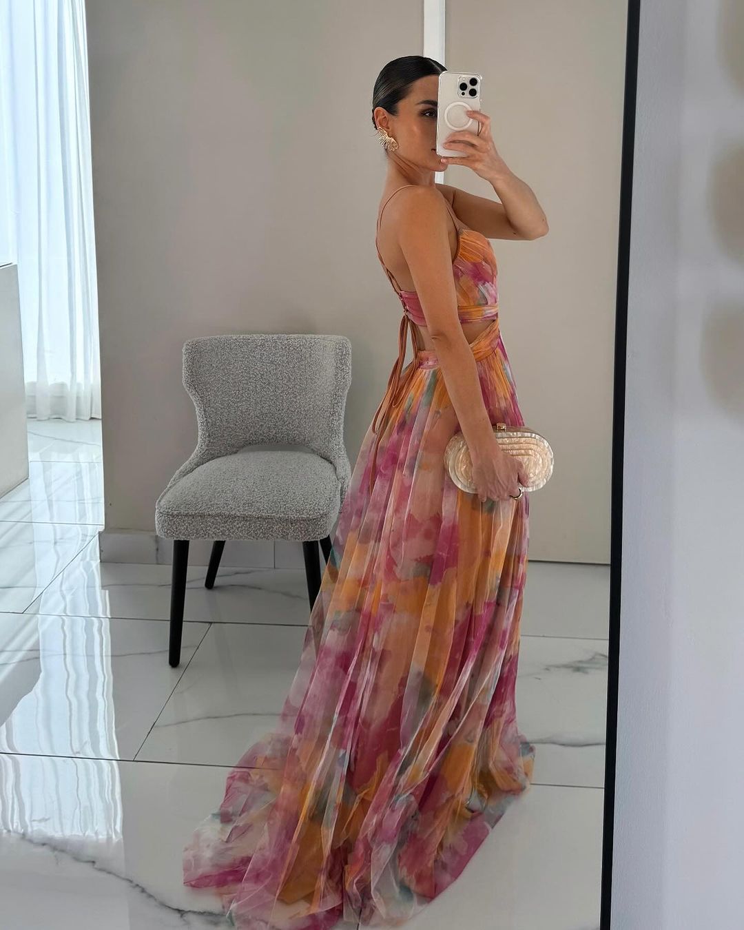 Flora™ | Floral Long Dress