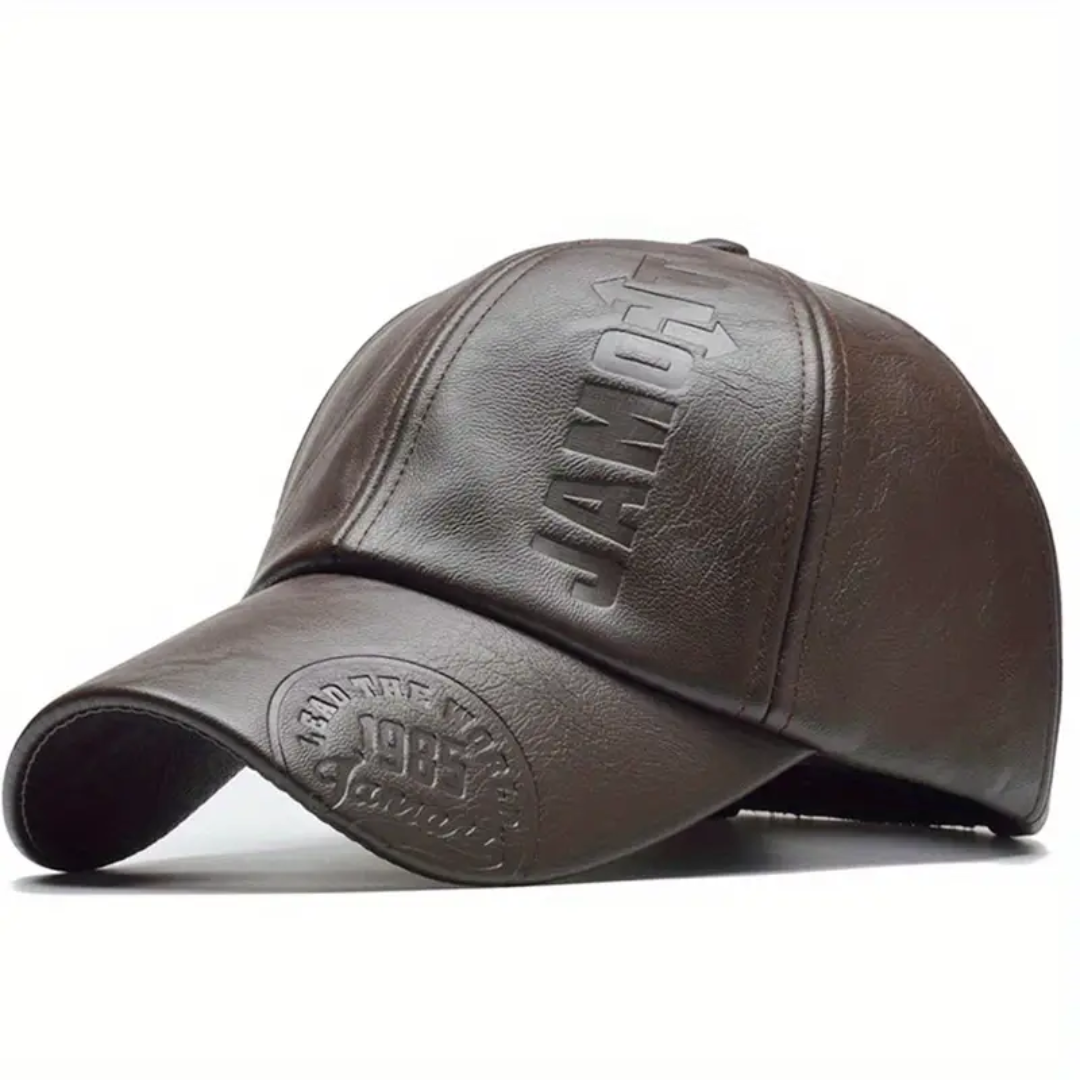 Lewis – Bold Weatherproof Leather Cap