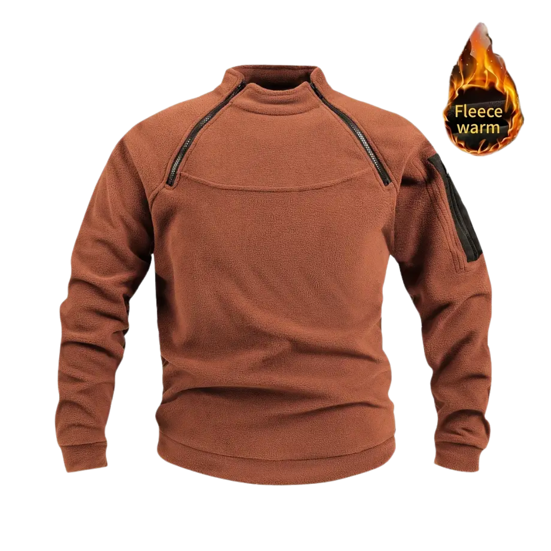 Gareth – Tactical Fleece Pullover with Utility Zips
