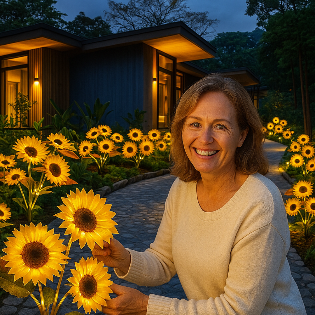 FloralGlow - Solar LED Sunflower Garden Lights