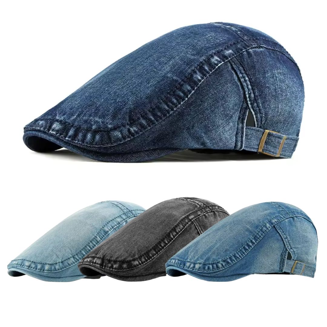 John - Vintage Adjustable Flat Cap (1+1 FREE)