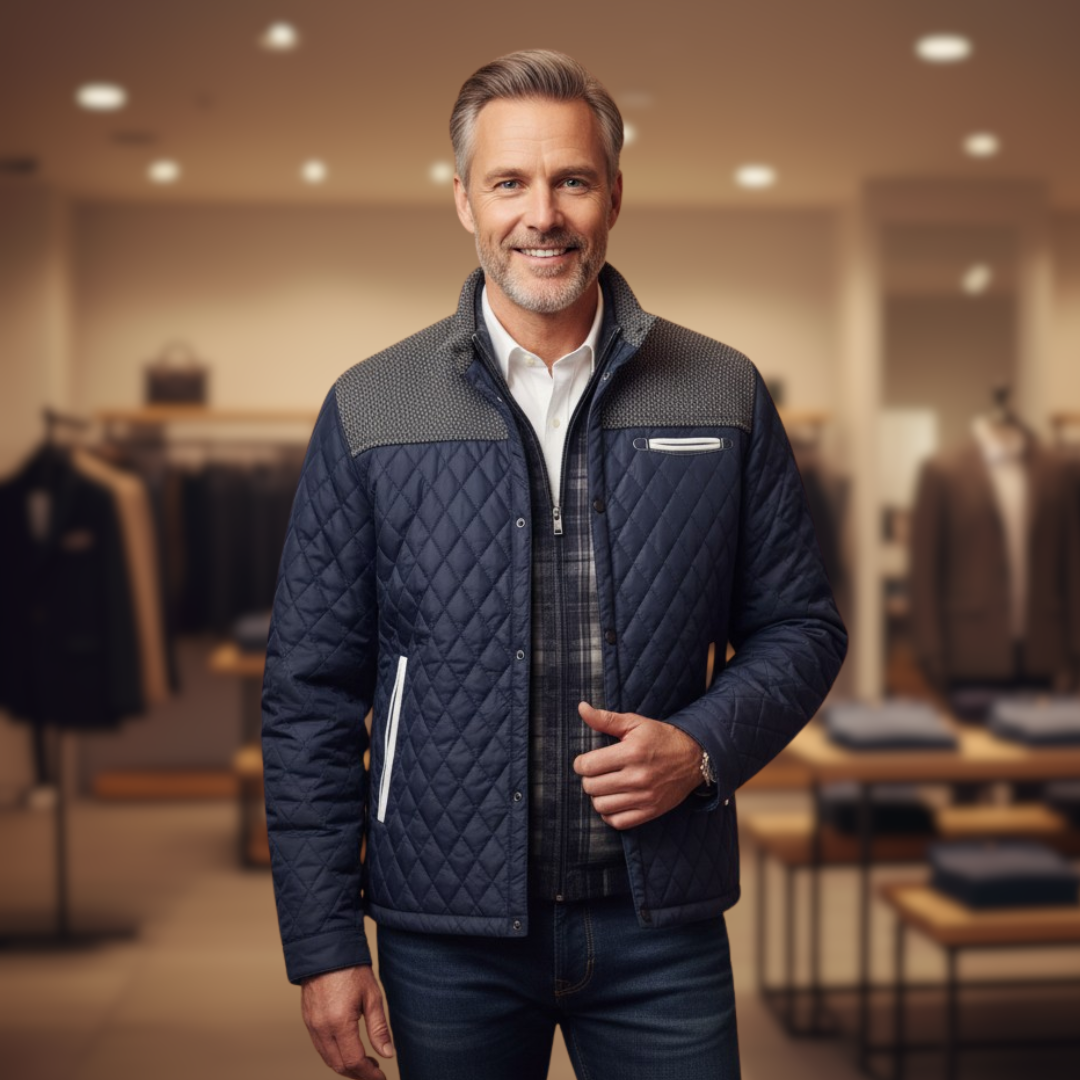 Charles – Quilted Lightweight Weather-Resistant Jacket