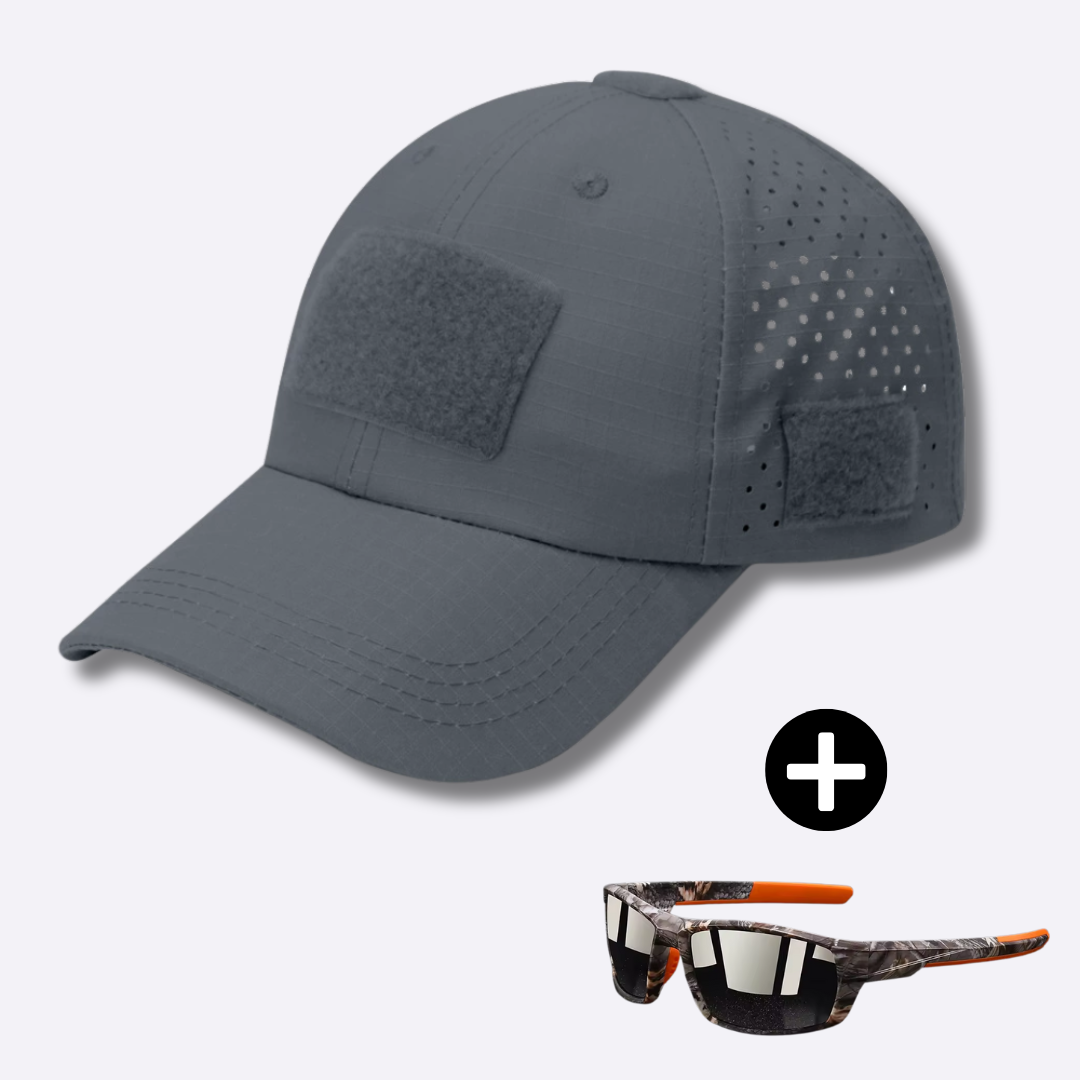 Logan – Tactical Cap & Sunglasses Set for Men (FREE SUNGLASSES)