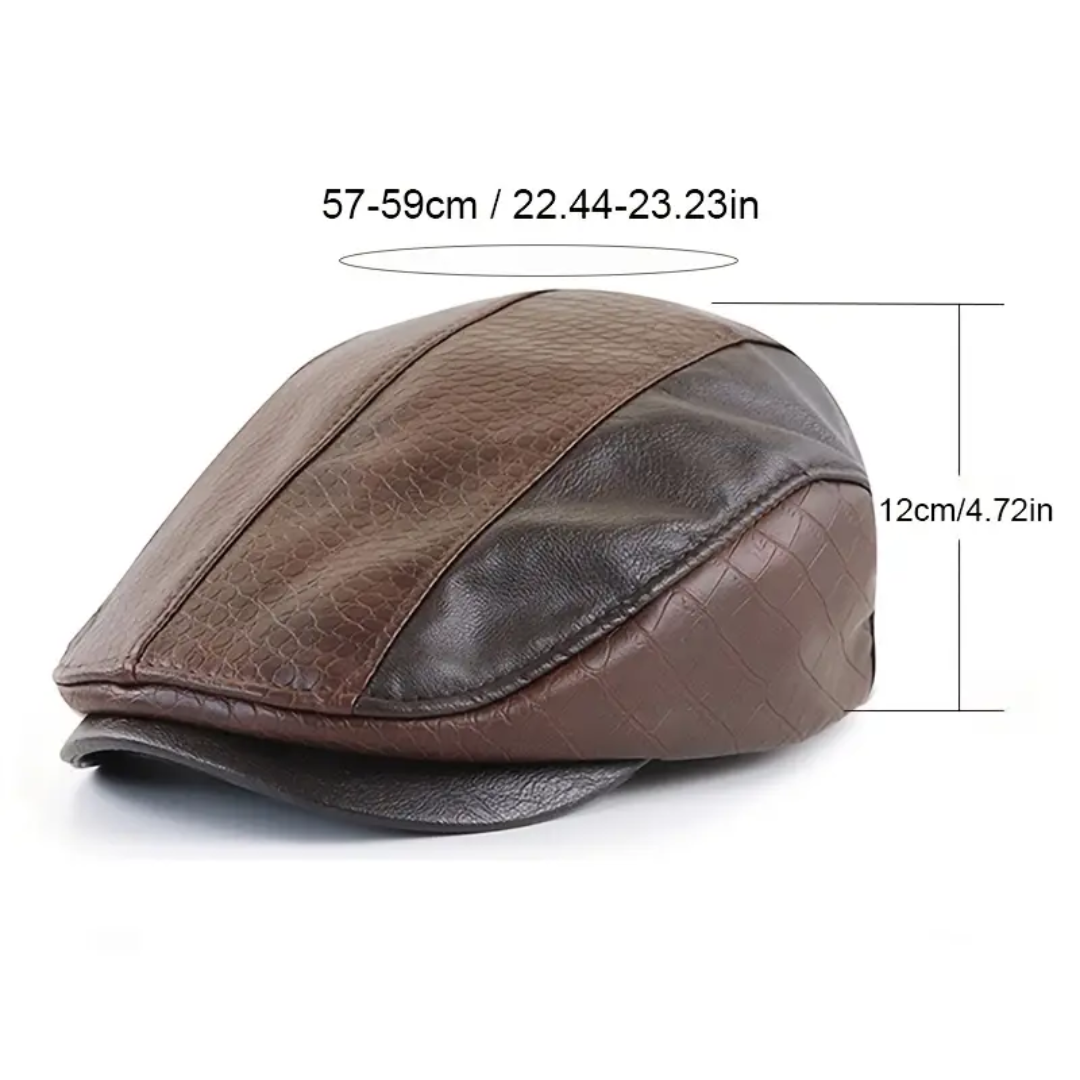 Harold – Two-Tone Heritage Flat Cap
