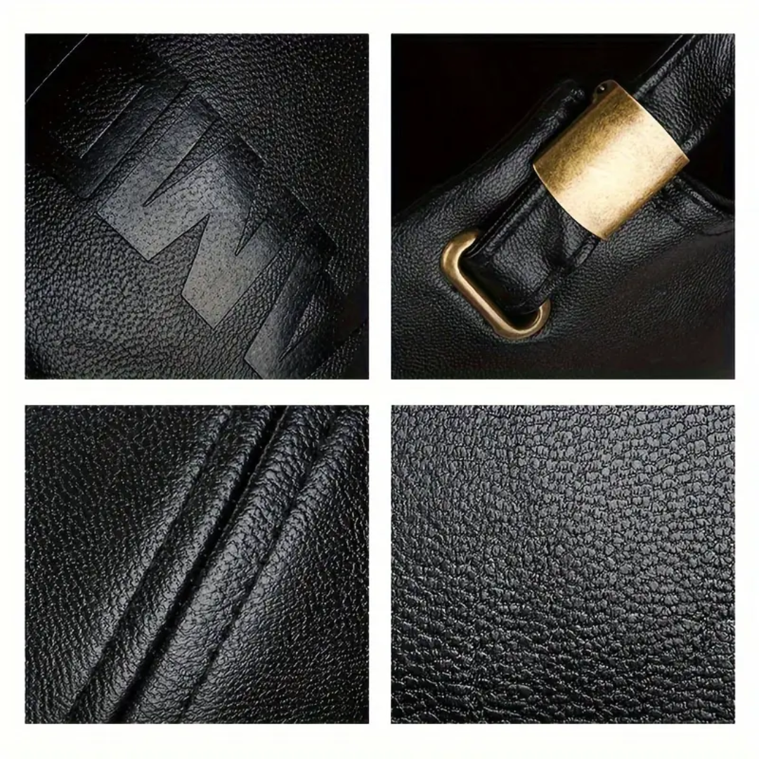 Lewis – Bold Weatherproof Leather Cap