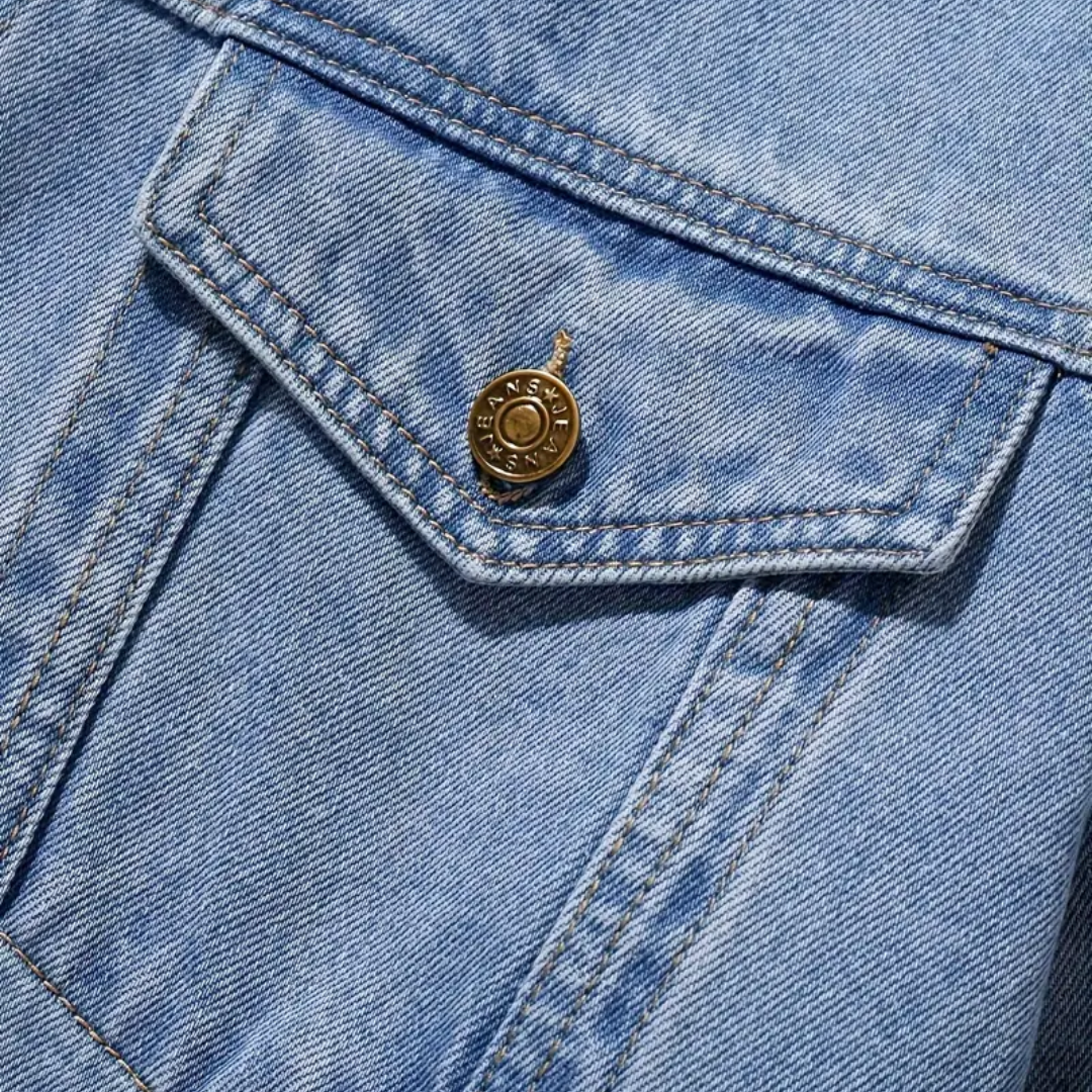 Alfred – Classic Light Wash Denim Jacket
