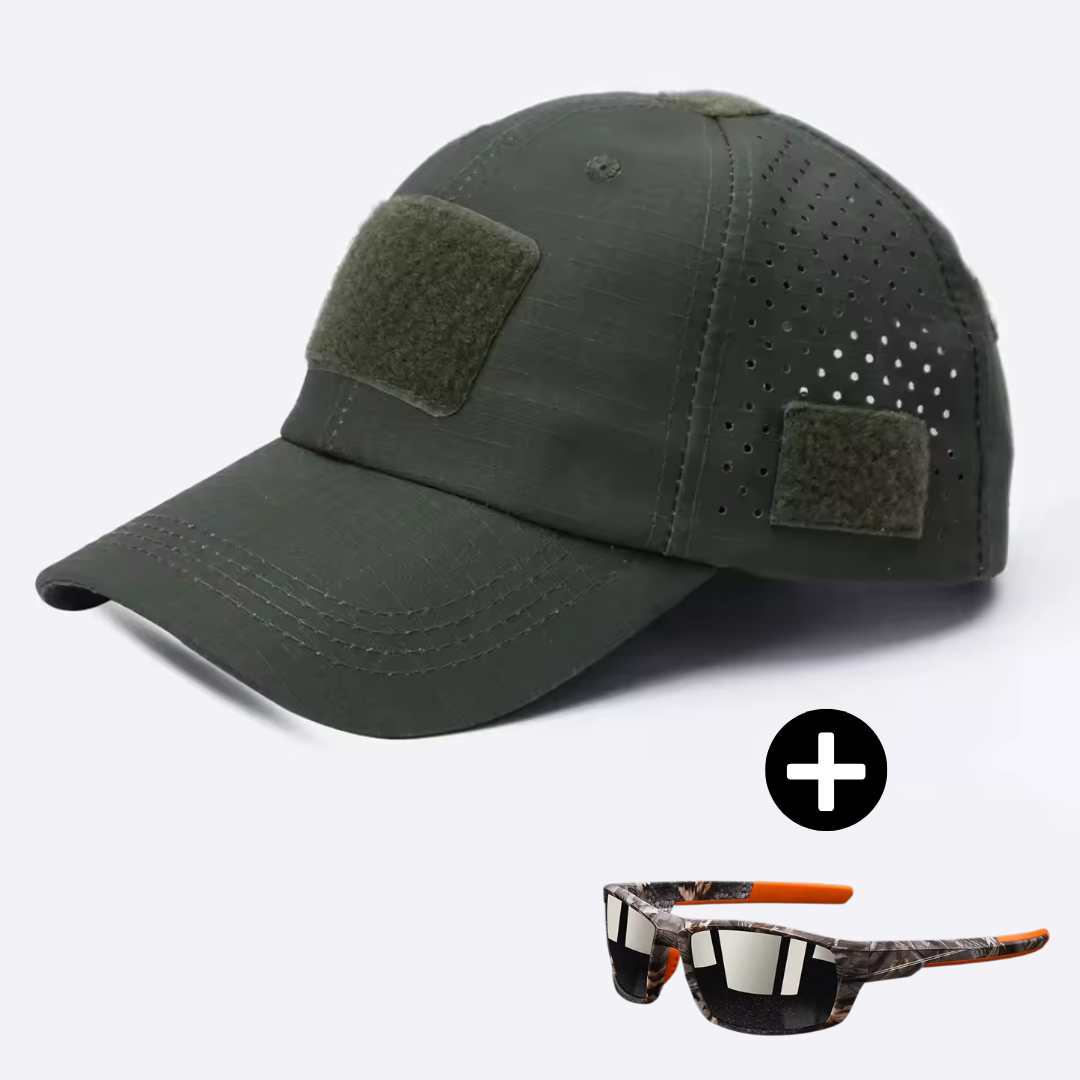 Logan – Tactical Cap & Sunglasses Set for Men (FREE SUNGLASSES)