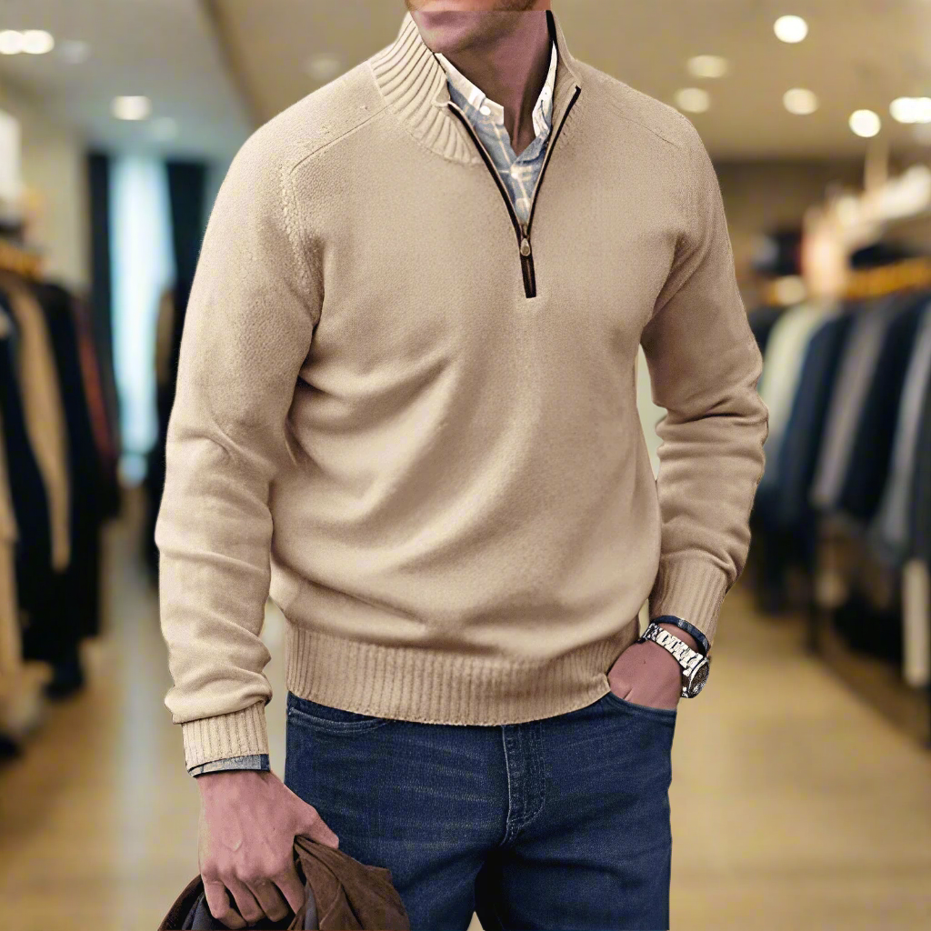 Theo™ | The Elegant Zip Pullover