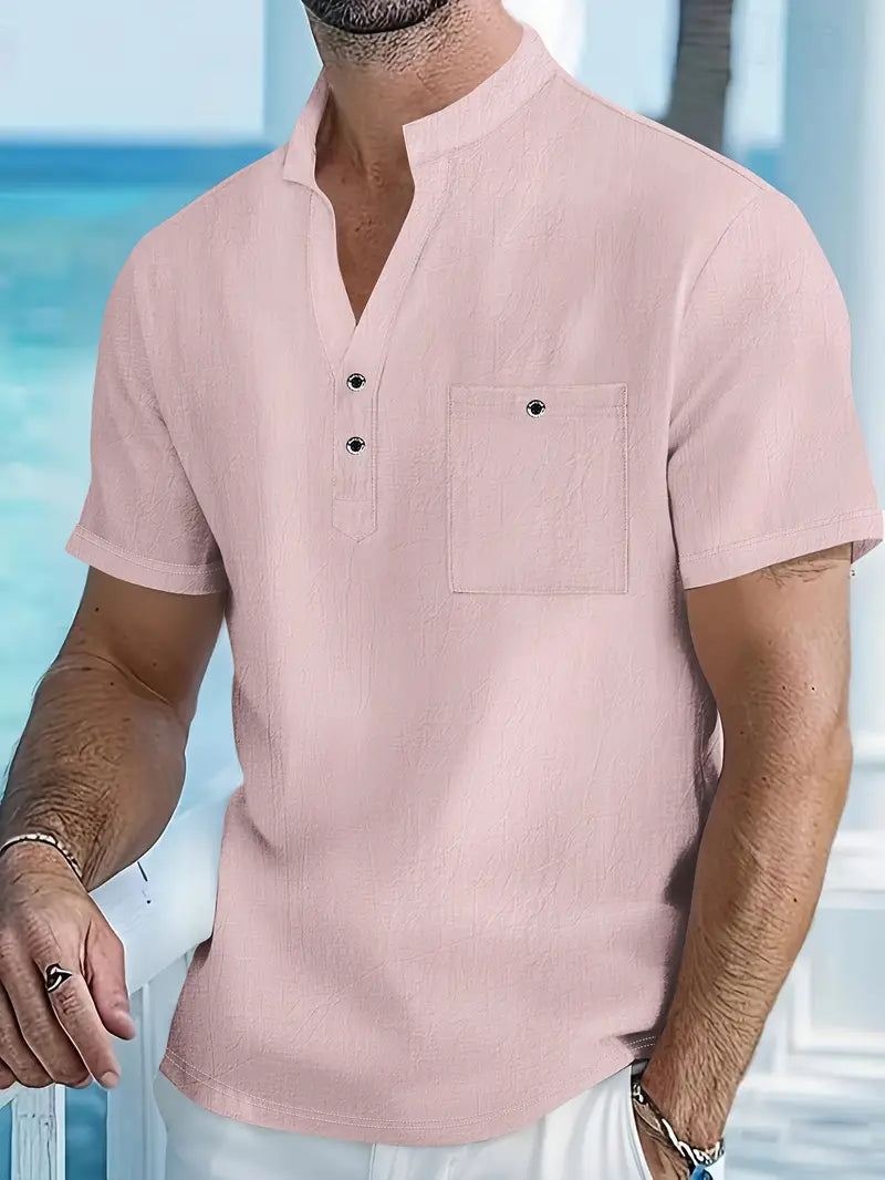 Peter - Elegant Short Sleeve Shirt (1+1 FREE)
