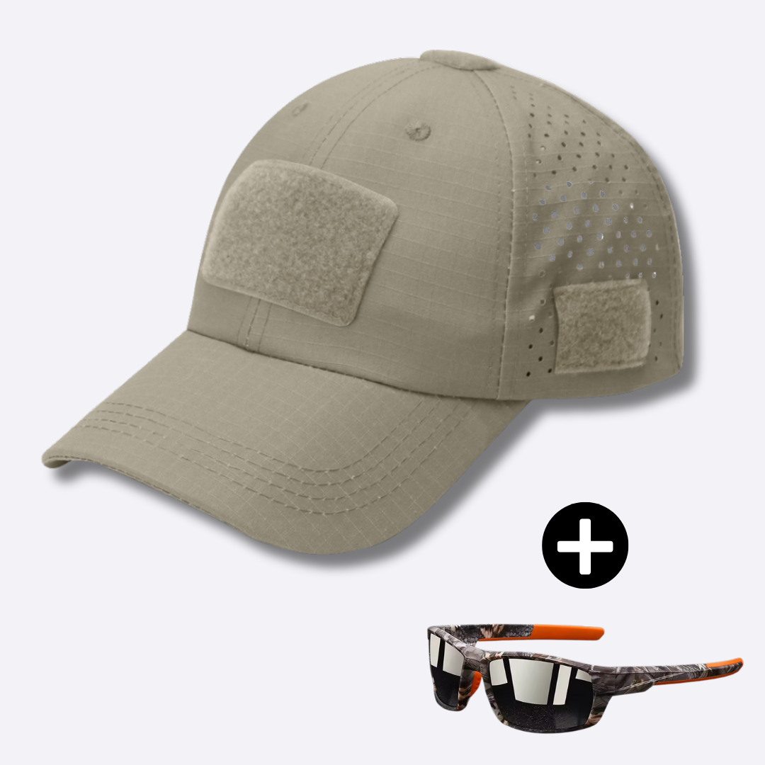 Logan – Tactical Cap & Sunglasses Set for Men (FREE SUNGLASSES)