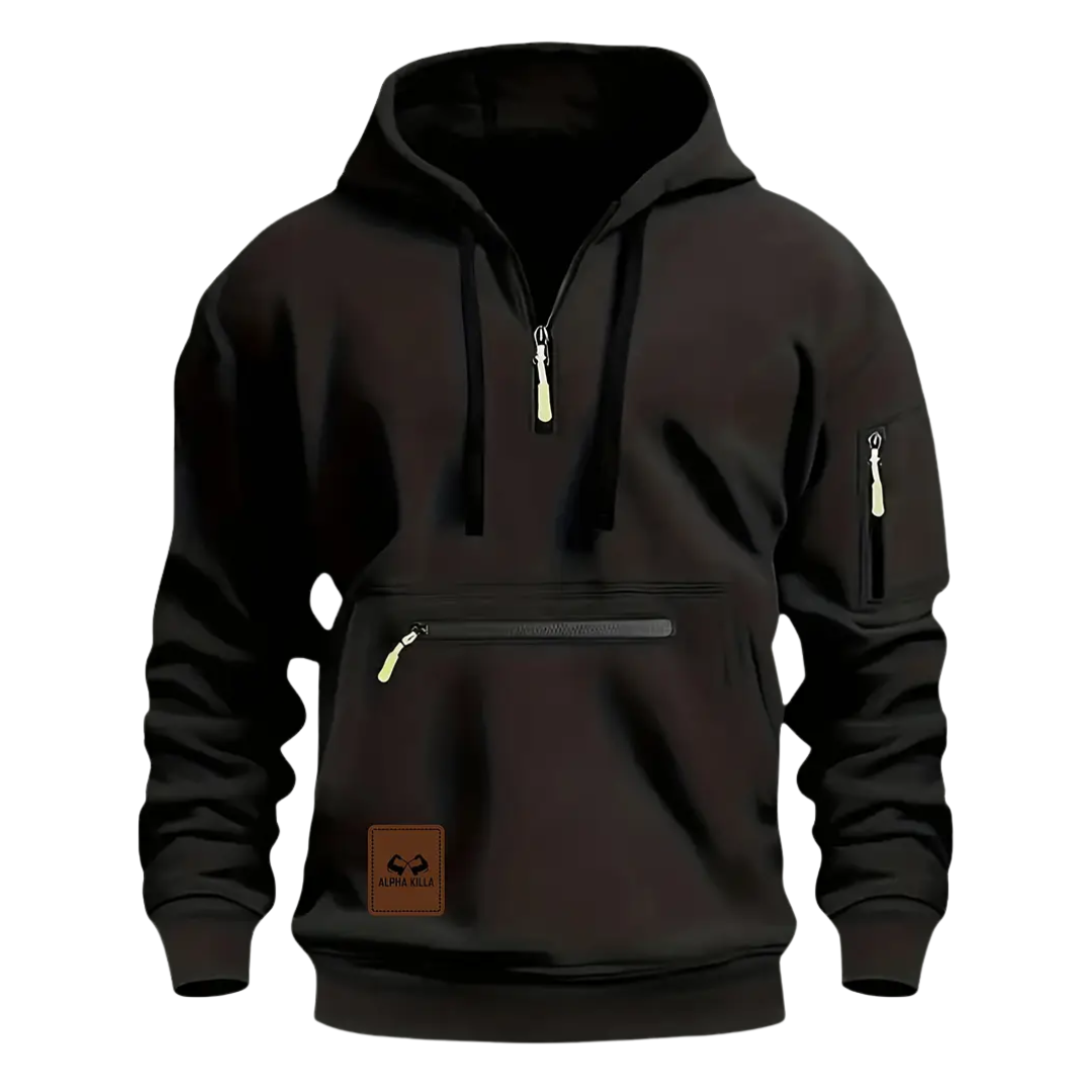 James – Tactical Zip-Detail Hoodie