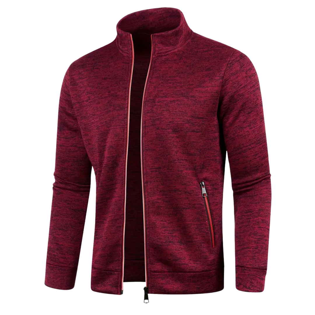Clive – Classic Zip-Up Knit Jacket