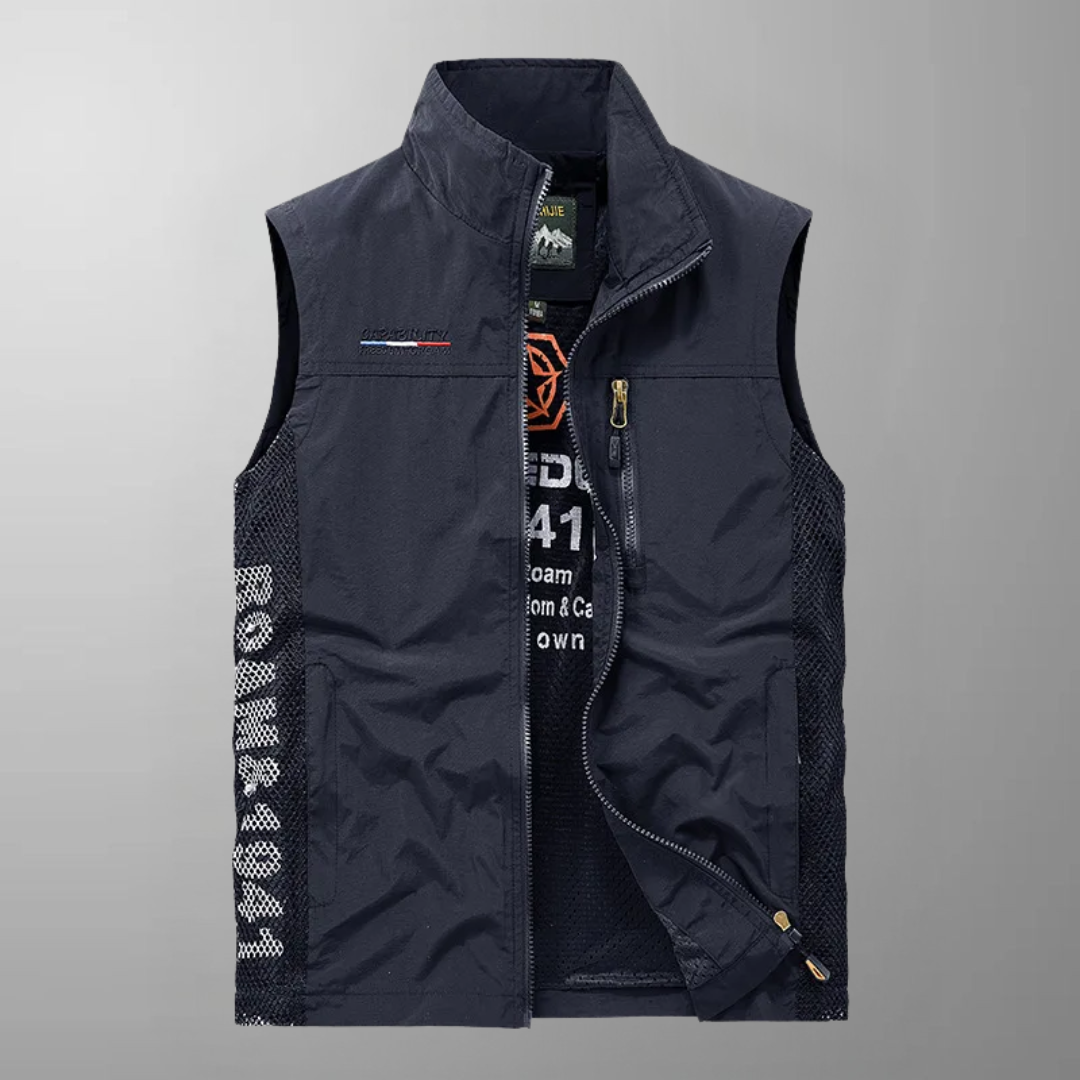 Edward - Multi-Pocket Breathable Outdoor Cargo Gilet