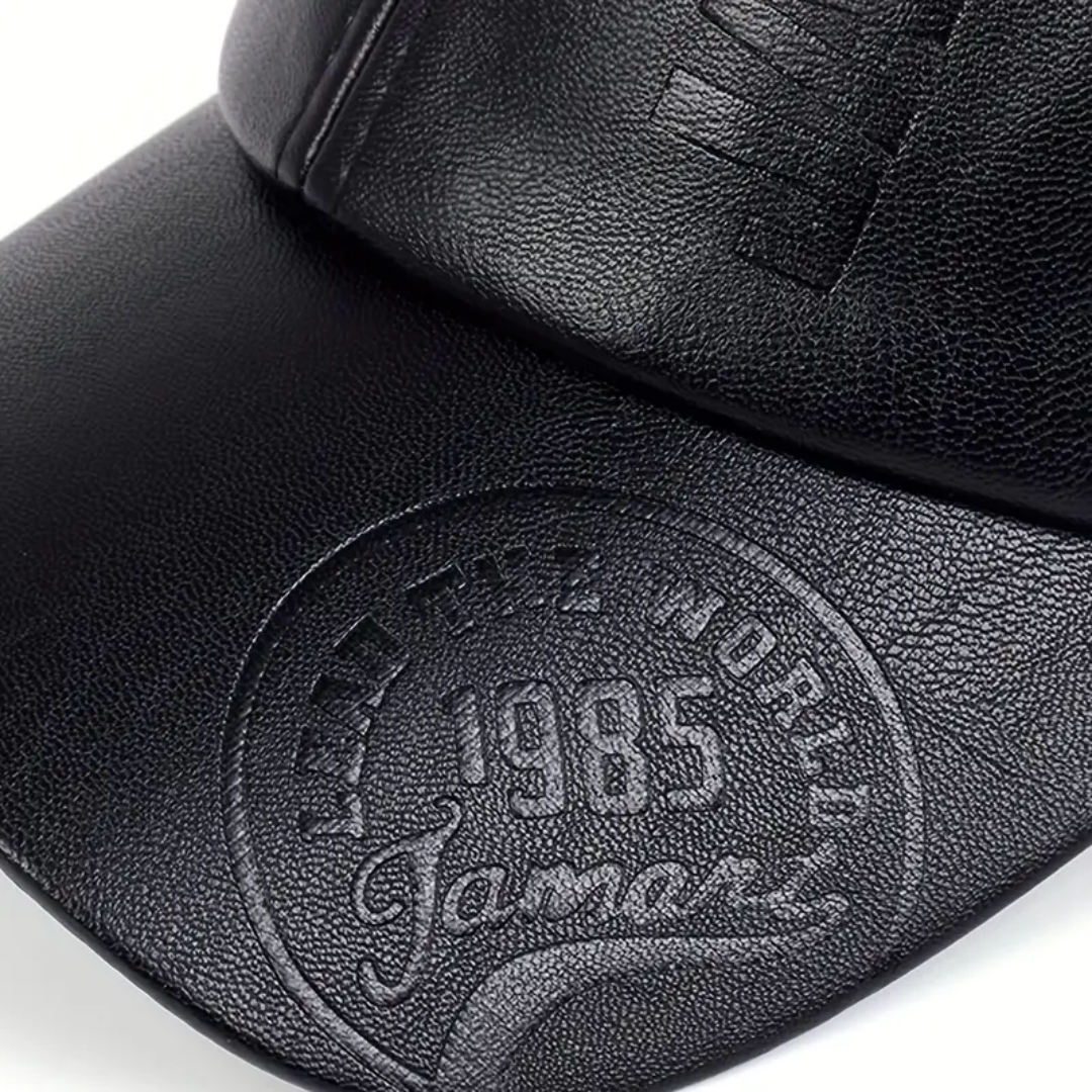Lewis – Bold Weatherproof Leather Cap