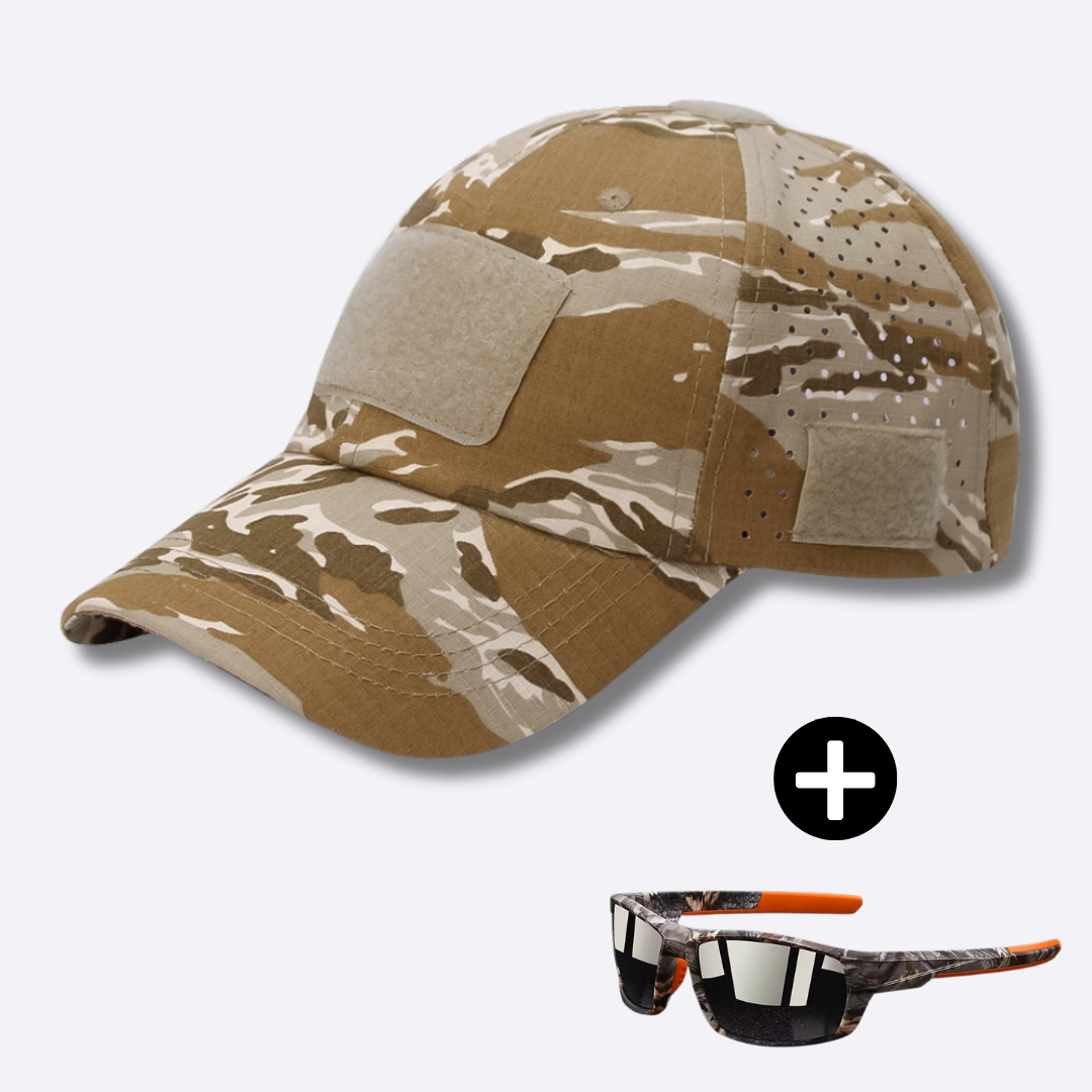 Logan – Tactical Cap & Sunglasses Set for Men (FREE SUNGLASSES)