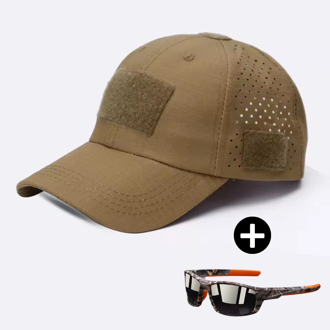 Logan – Tactical Cap & Sunglasses Set for Men (FREE SUNGLASSES)