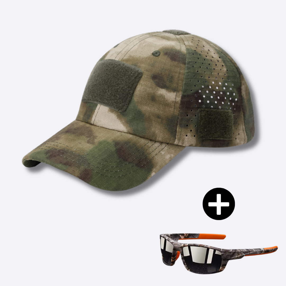 Logan – Tactical Cap & Sunglasses Set for Men (FREE SUNGLASSES)