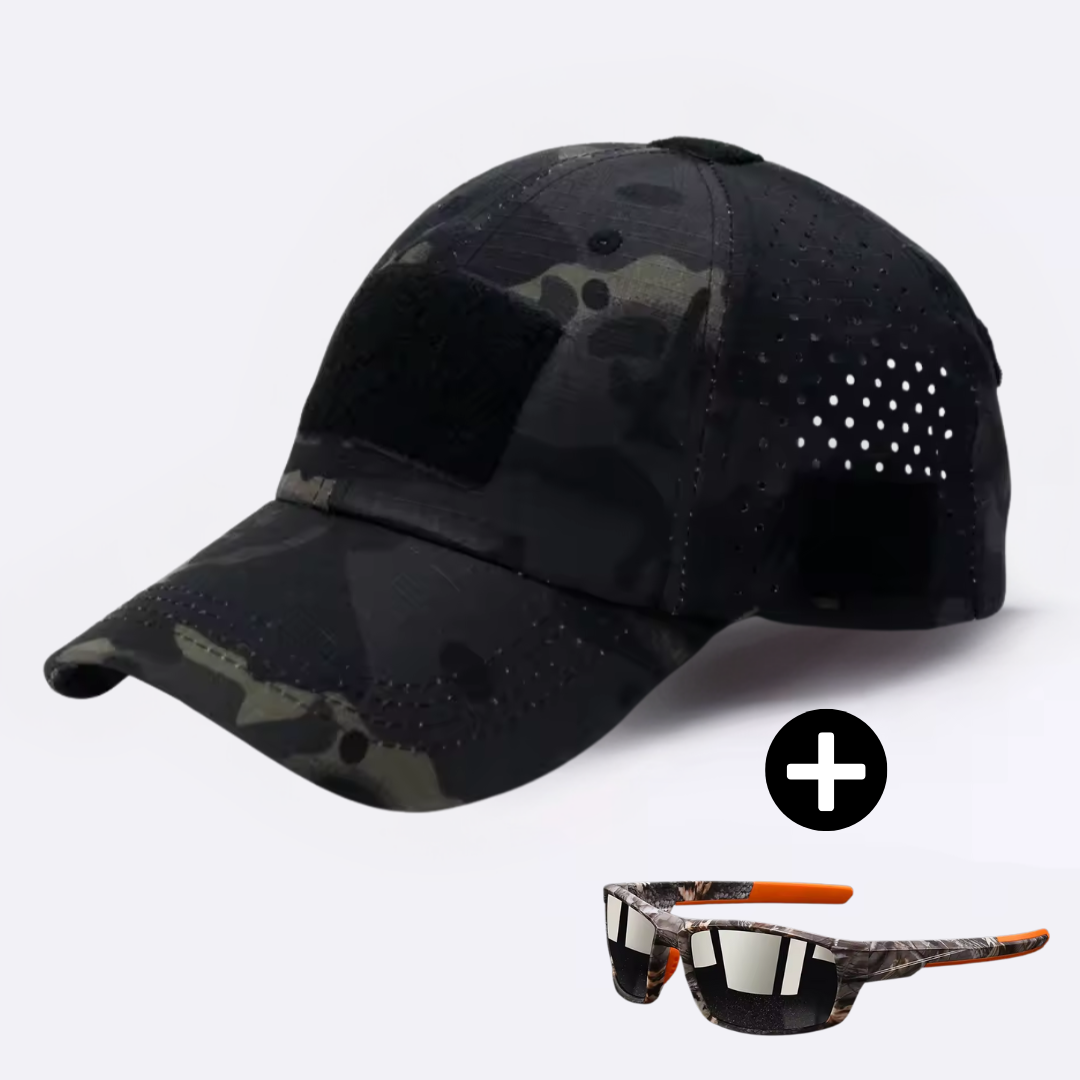 Logan – Tactical Cap & Sunglasses Set for Men (FREE SUNGLASSES)