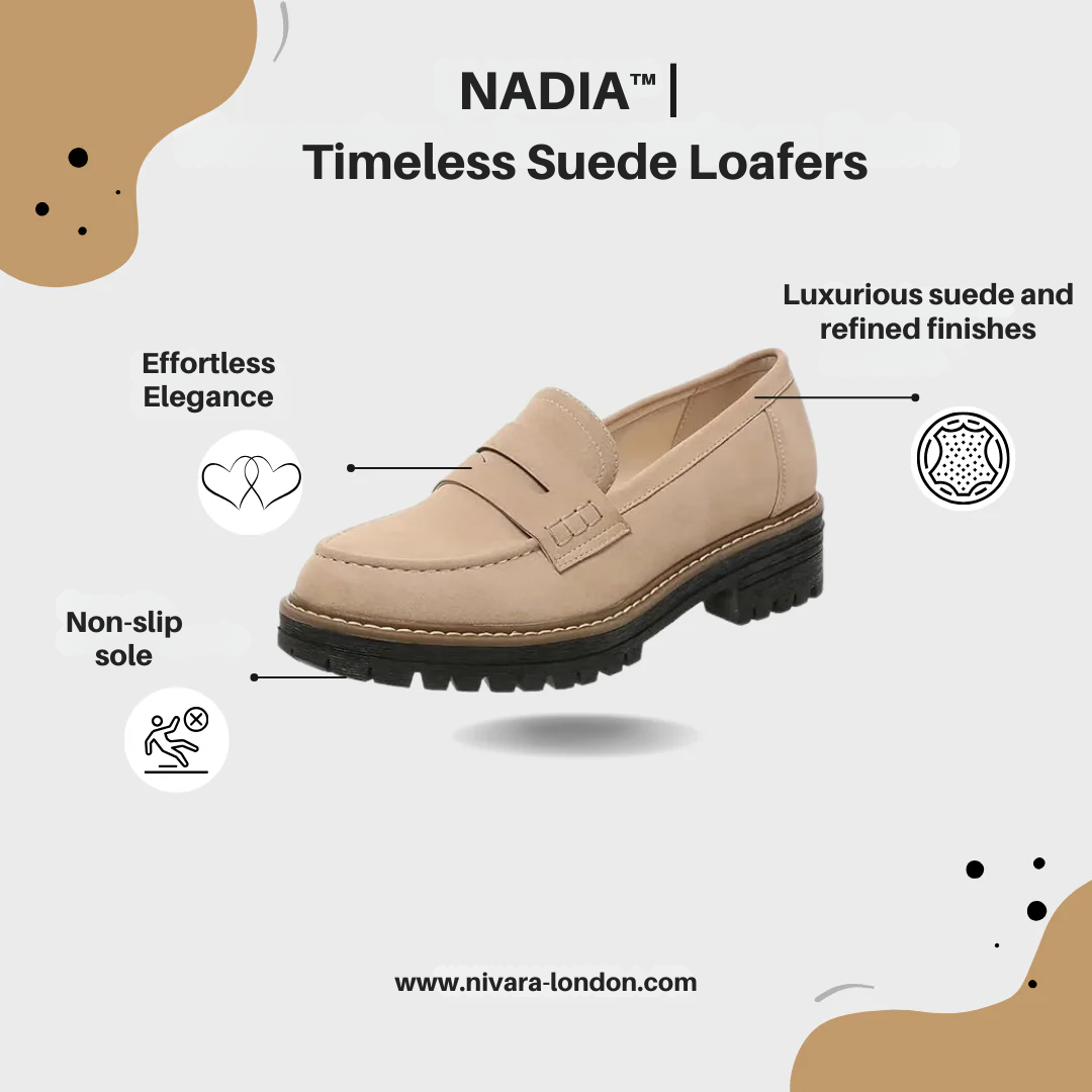 NADIA™ | Timeless Suede Loafers
