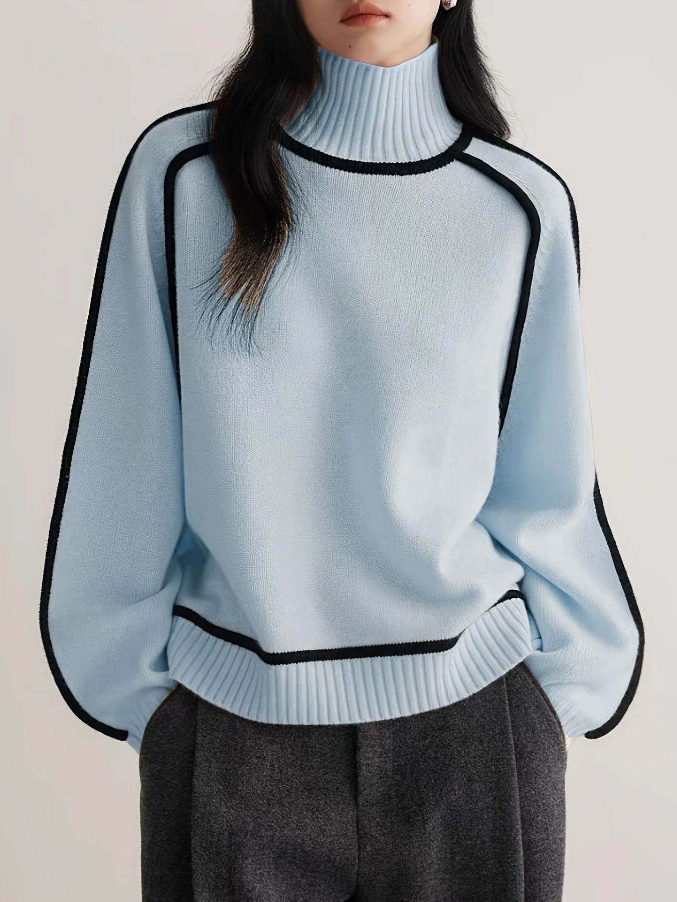 Beatrice | Soft Turtleneck Sweater
