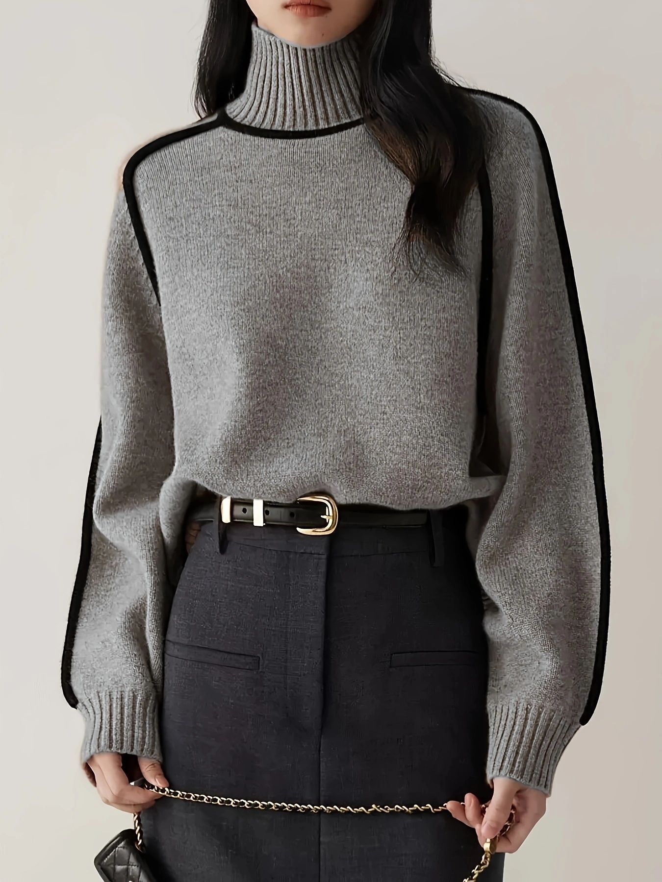 Beatrice | Soft Turtleneck Sweater