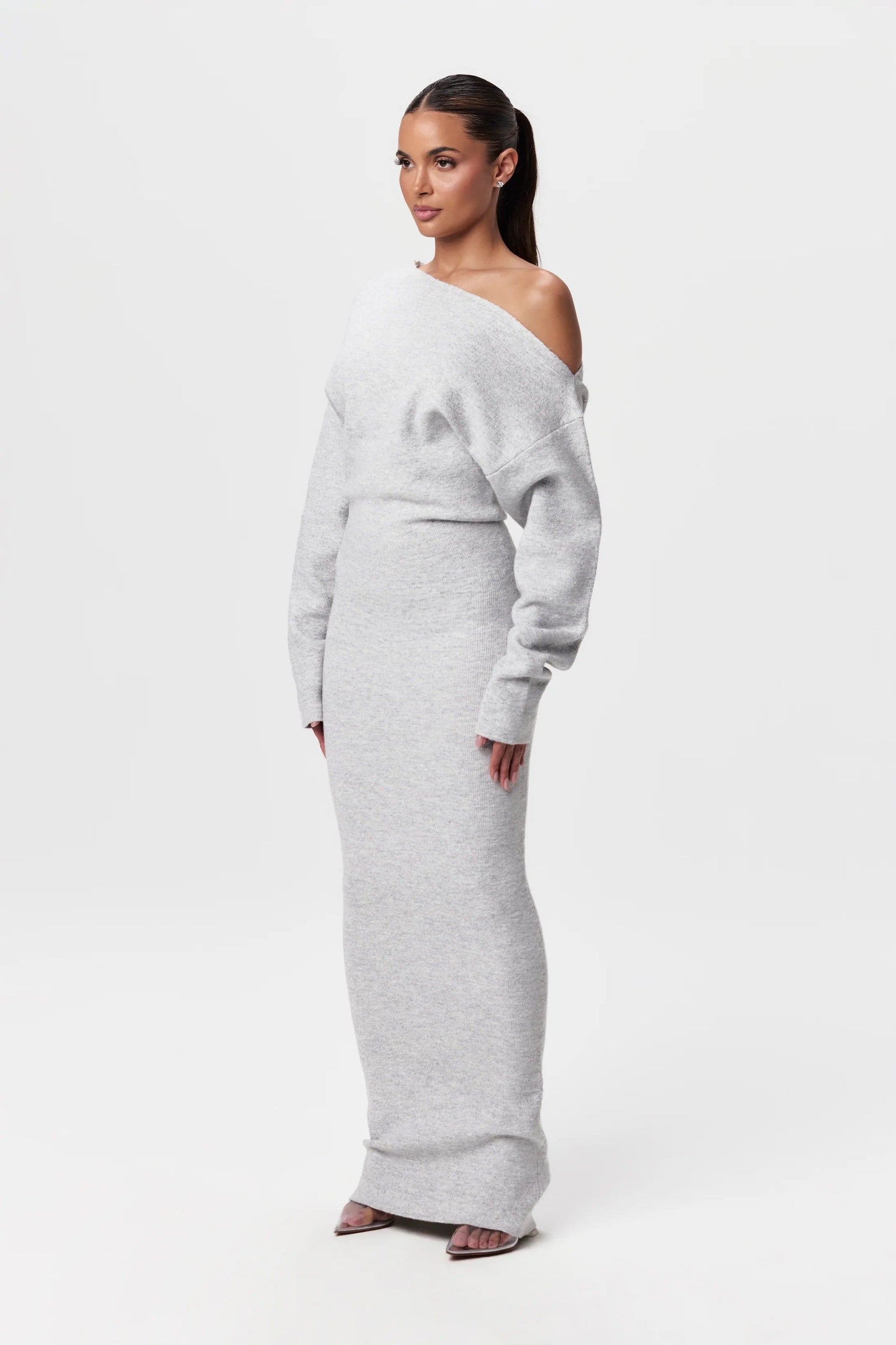 Solara – Luxe Off-Shoulder Dress