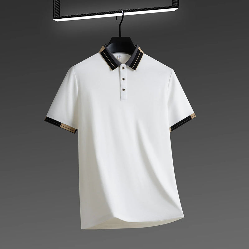 Mark - Polo Shirt With Contrasting Finishes (1+1 FREE)