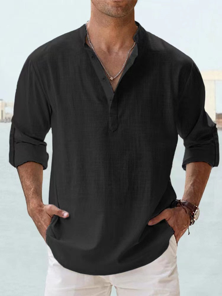 Victor - Casual Linen Shirt (1+1 FREE)