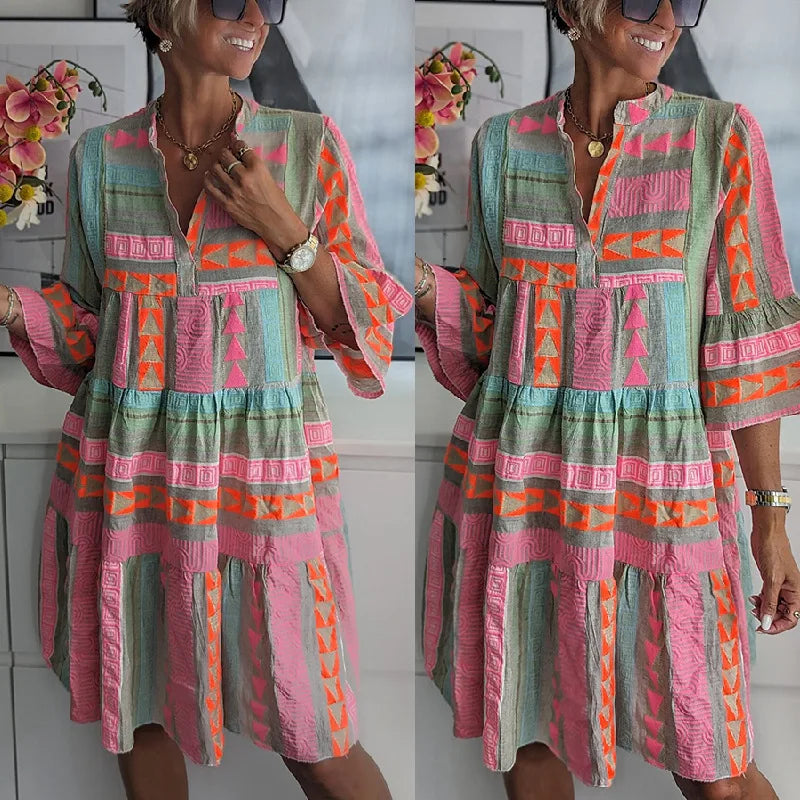 Katie™ | Elegant Spring Midi Dress (Almost Sold Out)