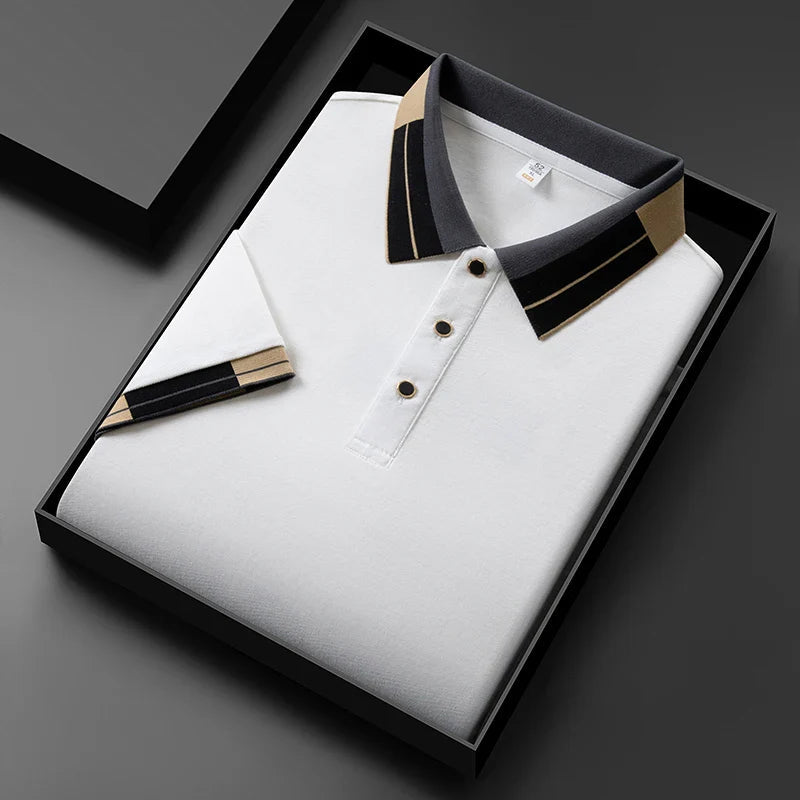 Mark - Polo Shirt With Contrasting Finishes (1+1 FREE)